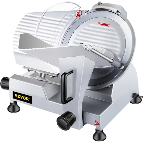 VEVOR 12" Electric Meat Slicer (420W, Carbon Steel Blade) - Deli & Cheese