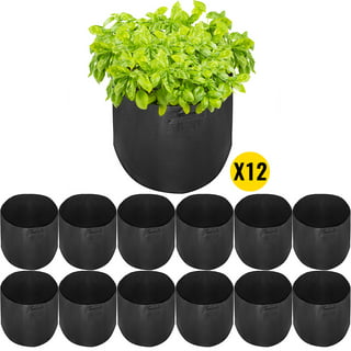 Kokovifyves Clearance Patio Decor under $10 Gallon Grow-Bag Heavy Thickened  Nonwoven Plant Fabric Pot with Handles 