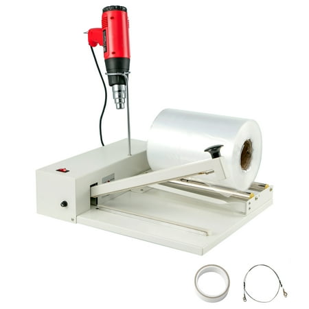 VEVOR 12" Shrink Wrap Sealer? 450W I-Bar Shrink Wrap Machine, Wrap Sealer with Heat Gun and Shrink Film Suit for PVC POF Film