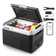 thumbnail image 1 of VEVOR 12 Volt Car Refrigerator, 26.4QT/25L Car Fridge, Portable Electric Cooler with -4℉~68℉ Adjustable Temperature, 12/24V DC and 100- 240V AC Compressor Freezer for Outdoor, Camping, Travel, RV, 1 of 9
