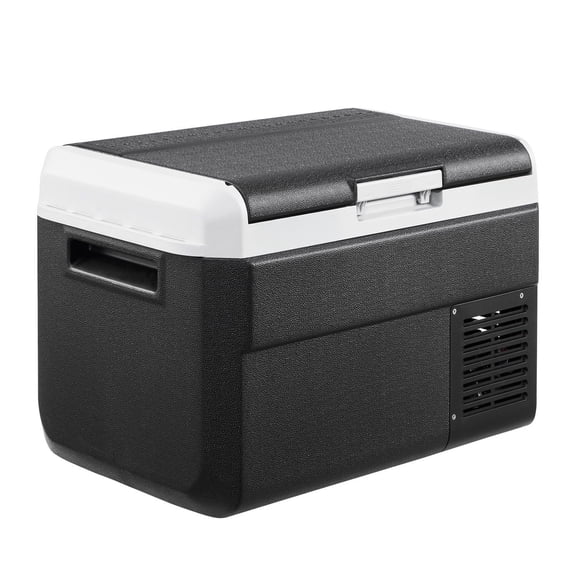 VEVOR 12 Volt Car Refrigerator, 26.4QT/25L Car Fridge, Portable Electric Cooler with -4-68 F Adjustable Temp, 12/24V DC and 100- 240V AC Compressor Fr