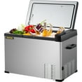 thumbnail image 1 of 12 Volt Refrigerator, Portable Refrigerator (-4°F~68°F) With APP Control Car Compressor Fridge Cooler 12V/24V DC and 110-220V AC For Camping, Road Trip, Skincare, Outdoor and Home (42 Quart), 1 of 7