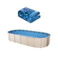 thumbnail image 1 of VEVOR 12 x 24 ft Oval Pool Liner, Unibead Above Ground Pool Liners, 52in Wall Height, Durable Standard Gauge Vinyl, Designed for Steel Sided Above-Ground Swimming Pools, 1 of 9