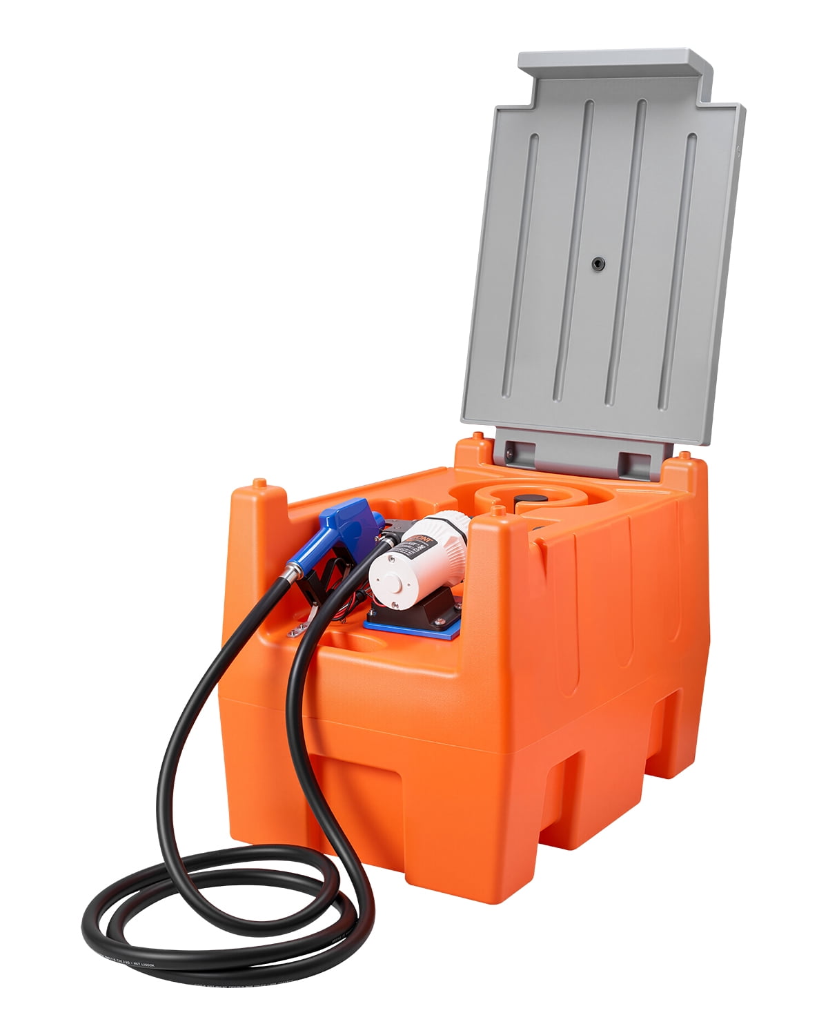 VEVOR 12V DEF Transfer Pump Kit, 8.5 GPM, Diaphragm Irrigation Self Priming Electric Water Pump, with 58 Gallon Tank, Automatic Nozzle, 13.12 ft Hose, 26.25 ft Lift, for Diesel Exhaust Fluid Urea