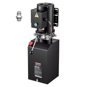 VEVOR 15 Quart Hydraulic Pump, 2.2KW Hydraulic Dump Trailer Pump Single Acting, 3200 PSI Max Relief Pressure, 1.7 GPM Flow Rate, AC220-240V Hydraulic Power Unit Car Lift Vertical Installation
