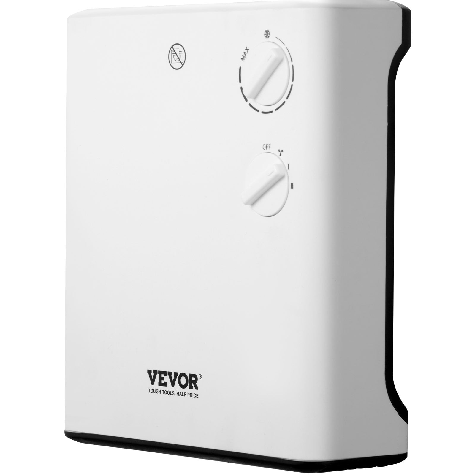 VEVOR 1500W Electric Wall Heater, Knob Adjustment, Safety Features