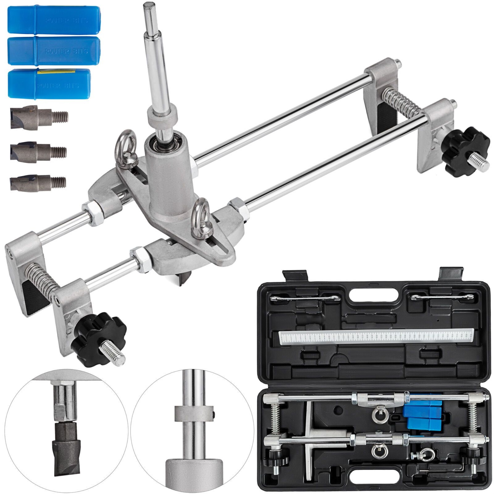 VEVOR 6Piece Door Lock Hole Opener Kit, Mortice Door Fitting Kit with