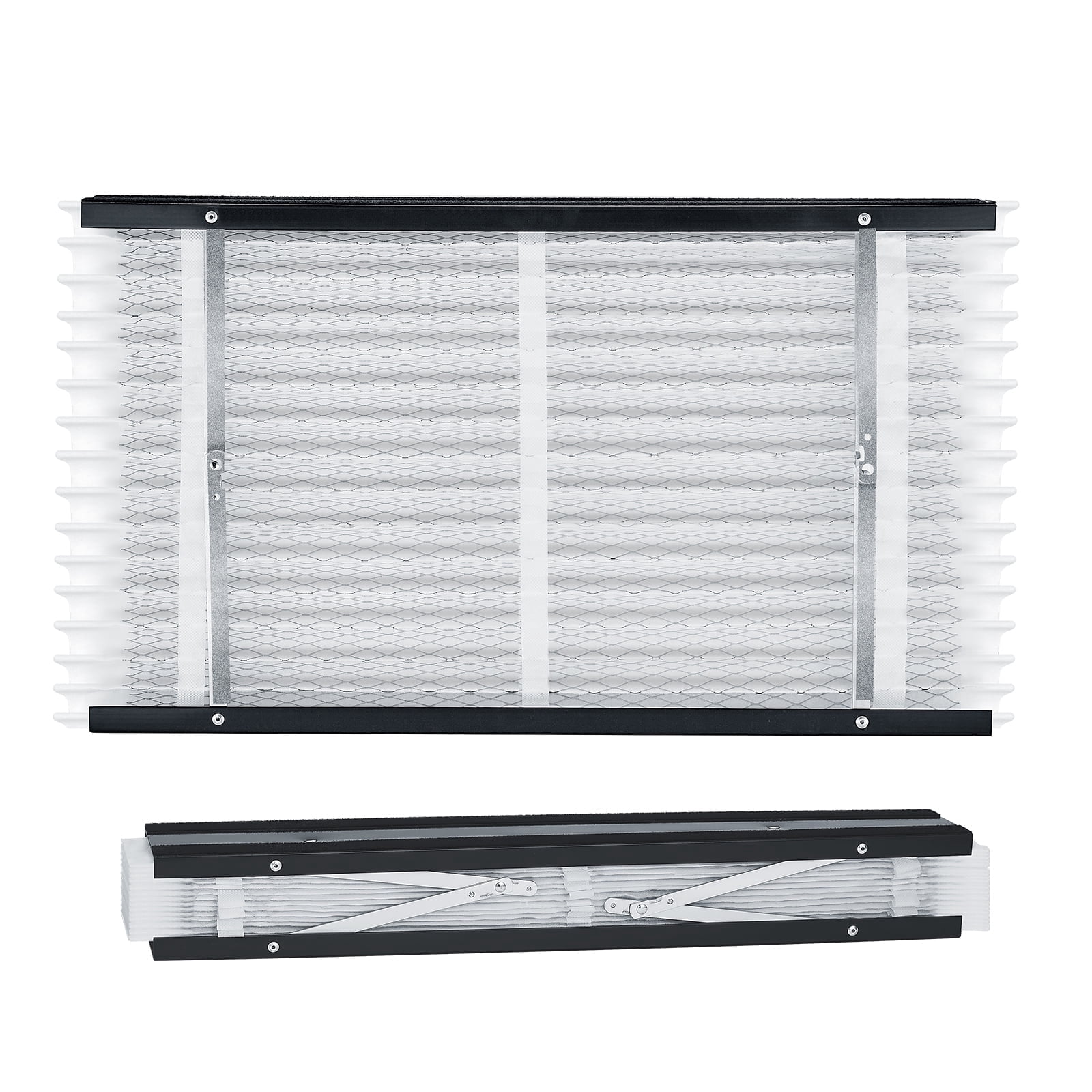 VEVOR 16 x 28 x 4 Furnace Filter, MERV 13 HVAC Ac Filters,12-Month Electrostatic Pleated Air Conditioner Filters, 2-Pack (Actual Size: 16.34 x 27.76 x 3.98 Inch) for Capturing Dust, Smog, Pet Dander