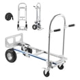 thumbnail image 1 of VEVOR 2 in 1 Hand Truck, 1000 lbs Load Capacity for 4-Wheel Mode, Convertible Hand Truck Dolly with Non-Slip Handle & Wheels, Portable Trolley Dolly for Moving Home, Office, Warehouse, Supermarket, 1 of 9