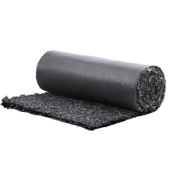 VEVOR 2 Rolls Rubber Mulch Mat 96"x22" Landscaping Ground Cover for Weed Control