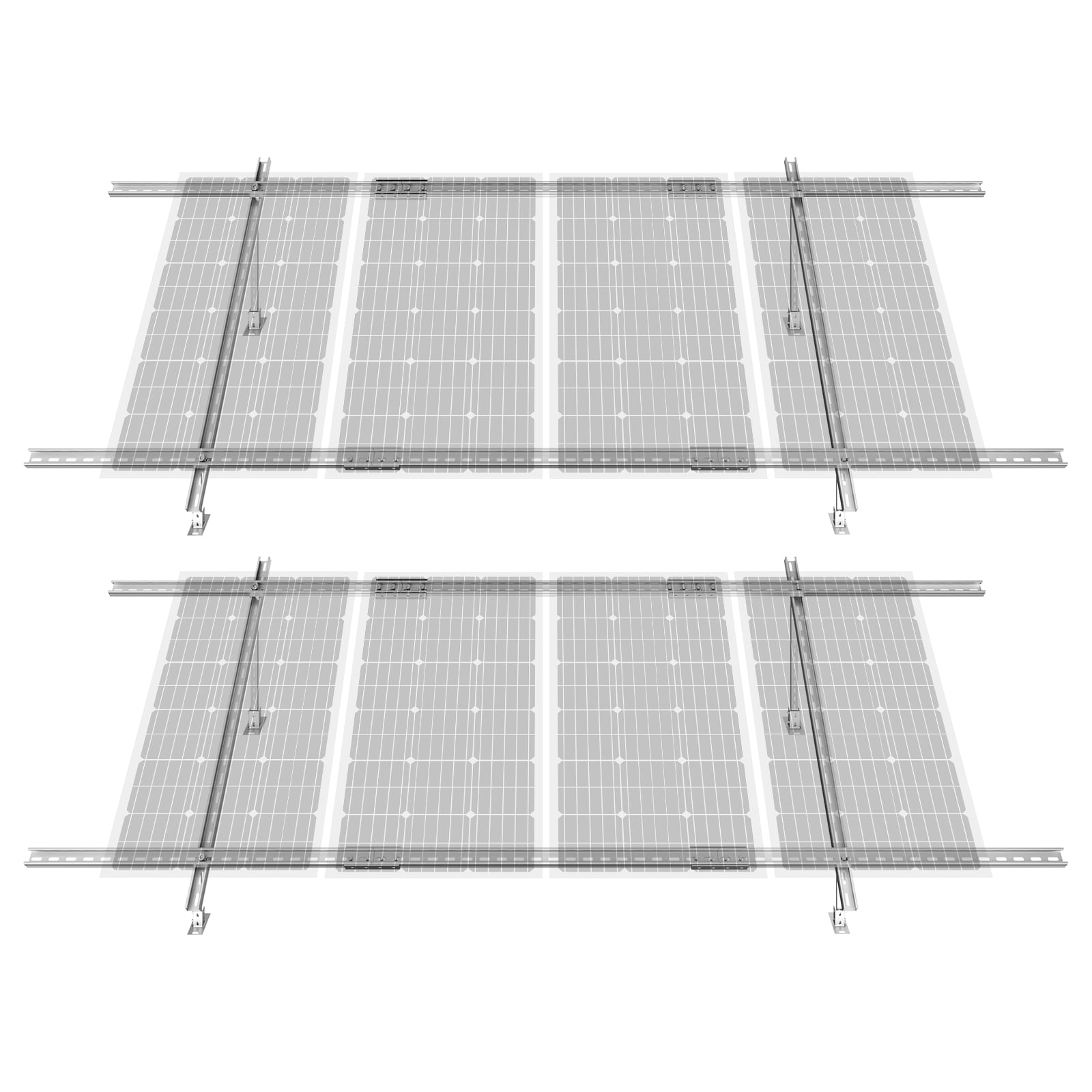 6x Solarmodul Endklemme – Aluminium, Für Rahmenhöhe 30-45 Mm, Montagezubehör Für Dach & Wohnmobil, Inkl. Schrauben