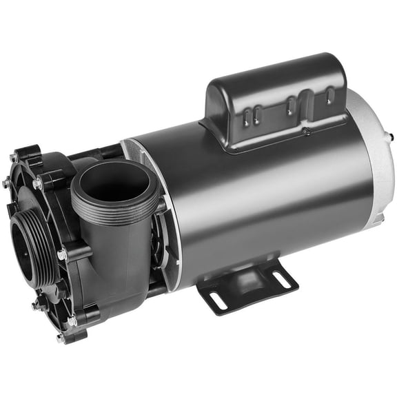 VEVOR 2 Speed SPA Pump, 56-Frame, AC 220-240V Hot Tub SPA Pump, 4HP/210GPM/65.61ft High Speed or 0.7HP/103GPM/16.07ft Low Speed, 2" Port 90 Rotational Interface for Hot Tub, Tested to UL Standards