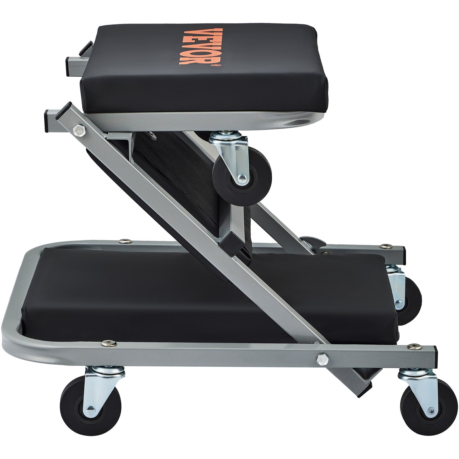 2-in-1 Creeper Seat Stool Low Profile 300lb 2-in-1 Mechanic Creeper ...