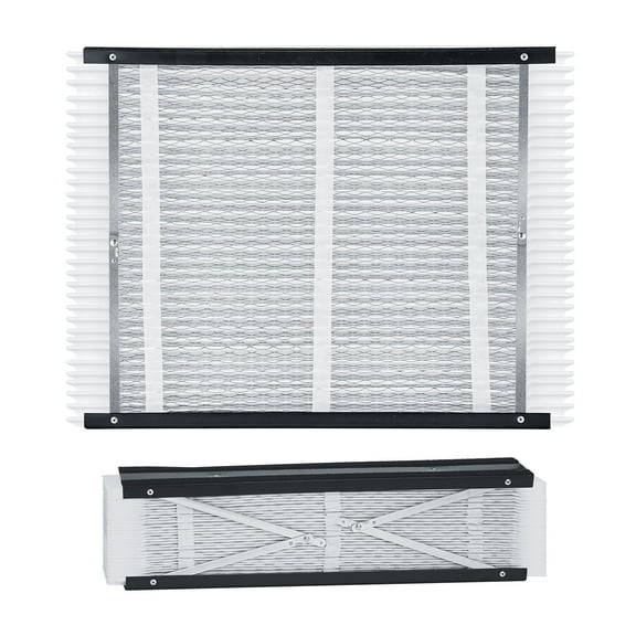 VEVOR 20 x 25 x 4 Furnace Filter, MERV 16 HVAC Ac Filters,12-Month Electrostatic Pleated Air Conditioner Filters, 2-Pack (Actual Size: 20.47 x 25.20 x 3.98 Inch) for Capturing Dust, Smog, Pet Dander