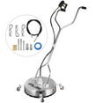 thumbnail image 1 of VEVOR 21" Surface Cleaner Pressure Flat Surface Cleaning 4000 PSI Max Working Pressure Flat Surface Cleaner Stainless Steel Rotating Surface Cleaner with 3 Nozzle Front Spray Bar, 1 of 10