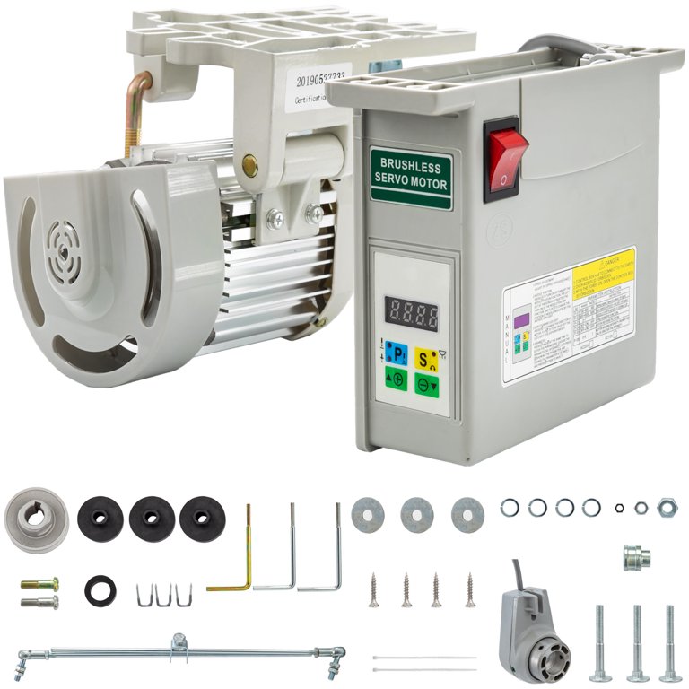 VEVOR 220V 600W Sewing Machine Servo Motor Max Speed 4500RPM 
