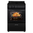 thumbnail image 1 of VEVOR 24 in Electric Range Oven,2.7 Cu. Ft. Capacity Compact Freestanding Oven, Stainless Steel Kitchen Stove with 4 Burners, Easy Reach Rack, Storage Drawer, Drip Pan, Indicator Light(No Power Cord), 1 of 9