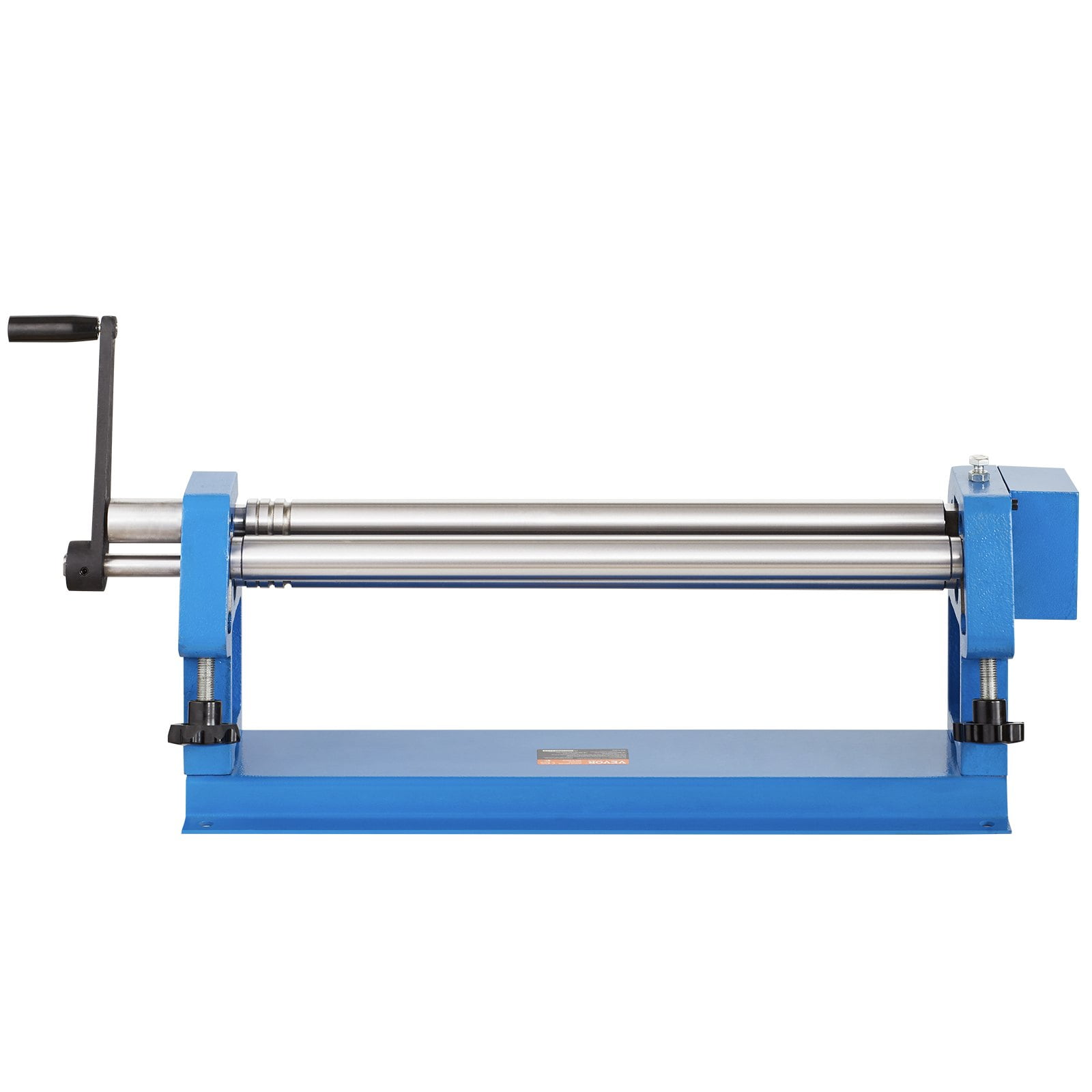 VEVOR 24-Inch Slip Roll Machine, 16 Gauge Capacity - Sheet Metal Roller for Bending and Forming, Includes 2 Detachable Rollers, Suitable for Low Carbon Steel, Copper, and Aluminum Alloy Sheets
