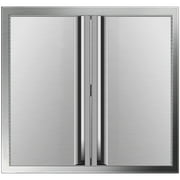 VEVOR 24''X24'' Outdoor Kitchen Access Doors BBQ Island Stainless Steel Cabinet Doors