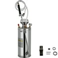 thumbnail image 1 of VEVOR 2Gal Stainless Steel Sprayer, Set with 20’’ Wand& Handle& 3.3’’ Reinforced Hose, Hand Pump Sprayer with Pressure Gauge&Safety Valve, Adjustable Nozzle Suitable for Gardening and Sanitizing, 1 of 10