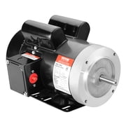 VEVOR 2HP Electric Motor 1725 rpm, AC 115V/230V, 56C Frame, Air Compressor Motor Single Phase, 5/8 Keyed Shaft, CW/CCW Rotation for Agricultural Machinery and General Equipment