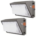 thumbnail image 1 of VEVOR 2PCs LED Wall Pack Lights, 100W 10800LM, 5000K Commercial Outdoor Lights Security Lighting Fixture, with Intelligent Light Sensing 180 LED beads Energy Saving for Garages Yards, 1 of 9