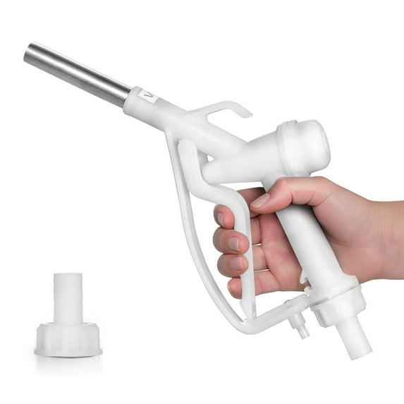 VEVOR 3/4-Inch Barb Diesel Exhaust Fluid Nozzle, Max Flow Rate 14.5 GPM, Plastic Dispenser Nozzle with 3/4-Inch (OD=19 mm) Spout, Lightweight & Portable, Used for Urea, Industrial Fluids, White