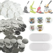 VEVOR 3" 75mm Button Badge Parts Supplies for Button Maker Machine 200 Sets