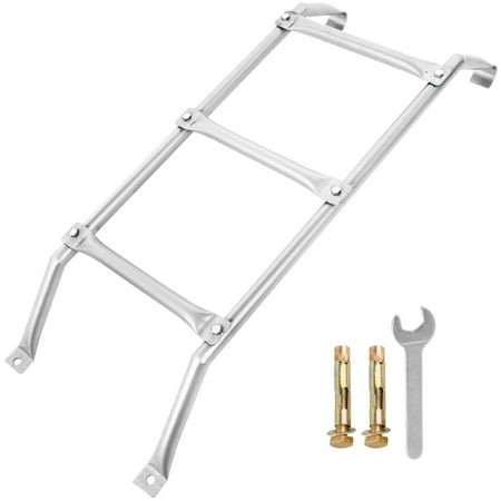 VEVOR 3 Steps Basement Egress Loft Window Well Attic Parts Escape Ladder Emergency Window