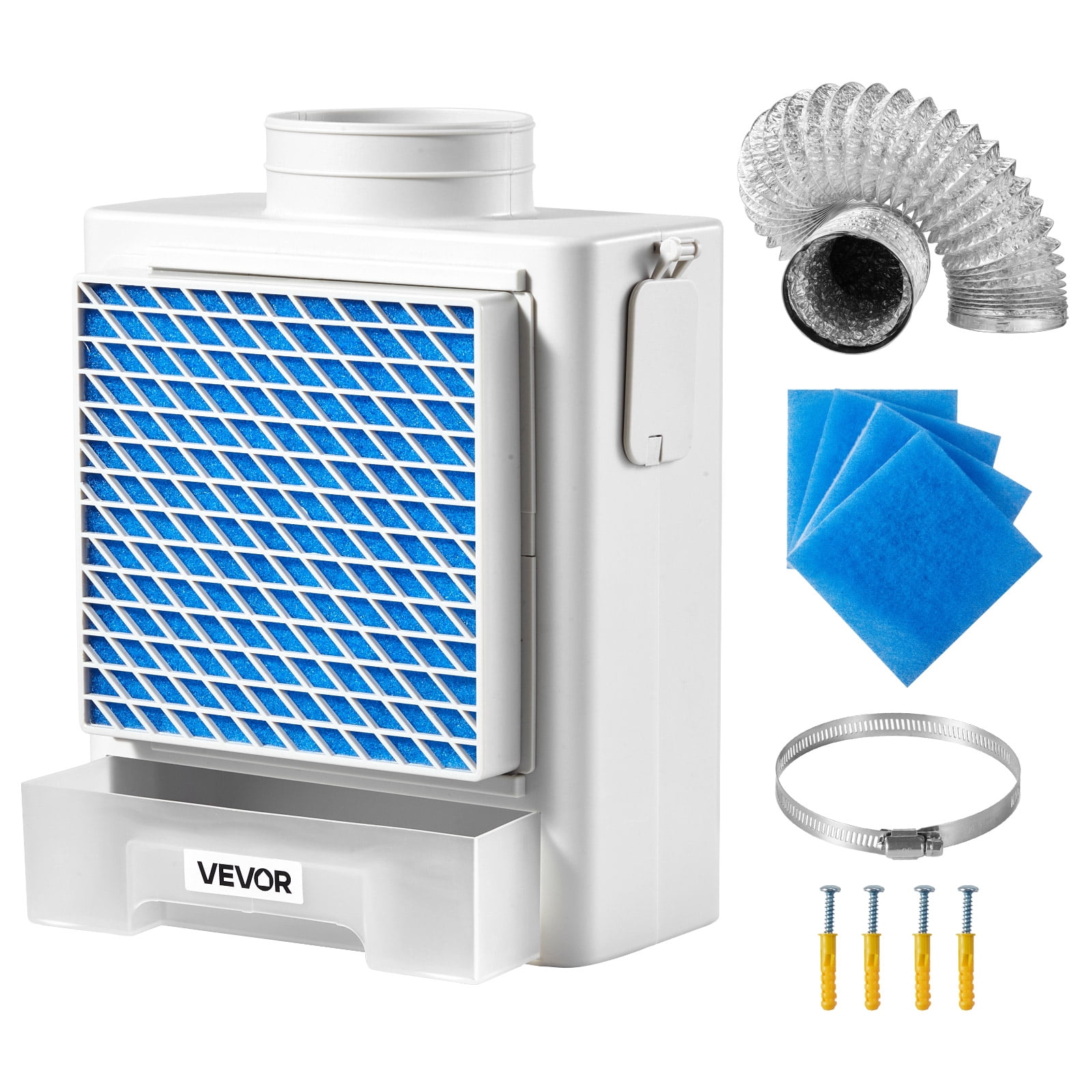 VEVOR 3-in-1 Indoor Dryer Vent Kit,Premium ABS Material with Water ...