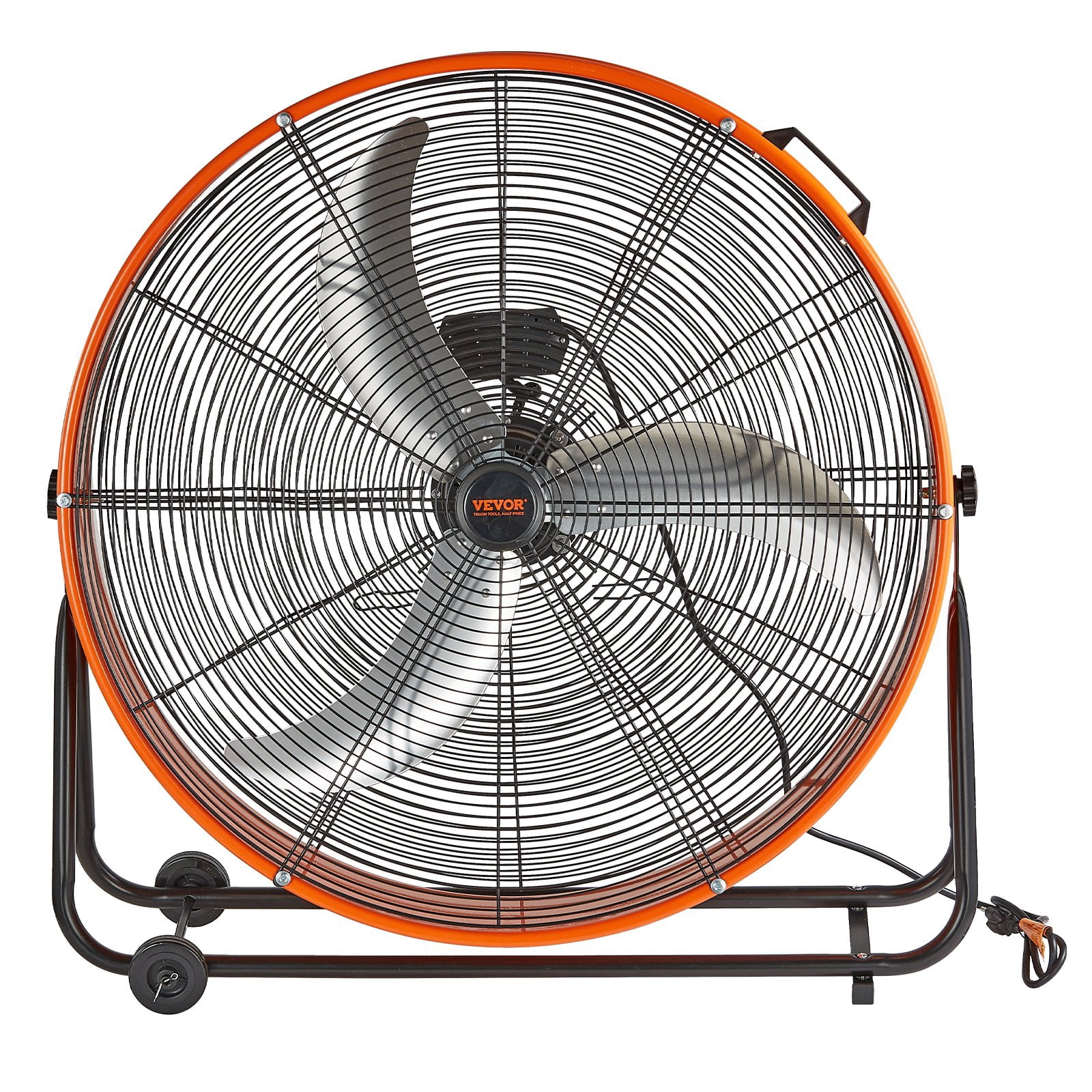 VEVOR 30-Inch High-Velocity Drum Fan, 13,000 CFM Industrial 3-Speed Fan for Warehouses & Commercial Use