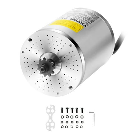 VEVOR 3000W Electric Brushless DC Motor, 60V 4800rpm Go Kart Electric Motor, Electric Dirt Bike Motor Engine for E-Bike Motorcycle Scooter DIY