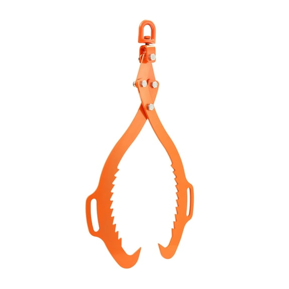 VEVOR 32in Log Lifting Tongs,2-Claw Log Tongs, Heavy Duty Steel Log Grapple, 1543LBS Lifting Capacity, Swivel Log Graper Timber, Eagle Claw Design, Log Skidding Tongs for Trucks, Tractors, Forklifts