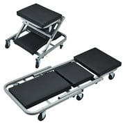 VEVOR 36 2 in 1 Z Creeper 300LBS Mechanic Rolling Garage/Shop Seat Low Profile Stool for Auto Repair