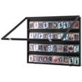 thumbnail image 1 of VEVOR 36 Graded Sports Card Display Case, 30.5x24.3x2.1 in, Baseball Card Display Frame with 98% UV Protection Clear View PC Glass, Lockable Wall Cabinet for Football Basketball Hockey Trading Card, 1 of 9