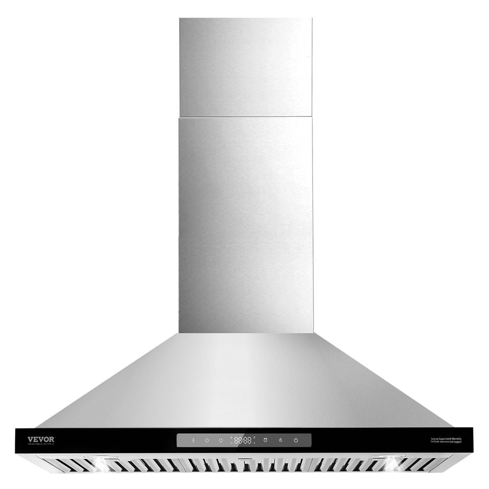 36" Wall Mount Range Hood Ceiling Mount Vent 800CFM Gesture & Touch Control