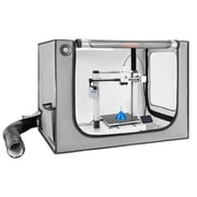 VEVOR 3D Printer Enclosure with Ventilation, Dustproof Waterproof Large Size 600D Oxford Cloth 3D Printer Tent, Constant Temperature Protective Case with LED, Designed for Bambu Lab A1 Combo, Grey