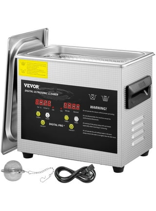  Industrial Grade Ultrasonic Cleaner 160 Watts 2.5 Liters with  Heater for Gun Parts Carb Jewelry Dental : Industrial & Scientific