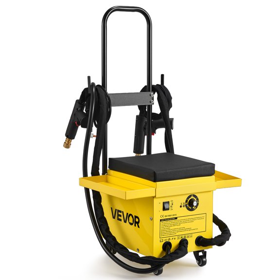 VEVOR 4.5KW Professional Stud Welder Dent Repair Kit with 2 Welding Guns & 6 Modes, All in One Dent Repair Workstation with Extended Handle, Padded Seat and Accessory Tray
