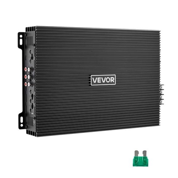 VEVOR 4 Channel Car Audio Amplifier 2 Ohm Stable Bridgeable Class A/B Full Range Amp Max Power 4 x 200W @ 4 Ohm / 4 x 400W @ 2 Ohm for Car SUV Truck Off-Road