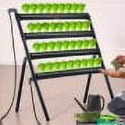 VEVOR 4-Layer Hydroponic Growing System - 36 Sites PVC Pipe Hydroponic Grow Kit