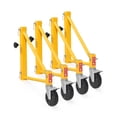 thumbnail image 1 of VEVOR 4-Pack Scaffold Outriggers, 1000 lbs Total Load Capacity Baker-Style Scaffolding Accessory with Swivel Casters, Carbon Steel Scaffold Wheel System with Rust Proof Galvanized Surface, Yellow, 1 of 9