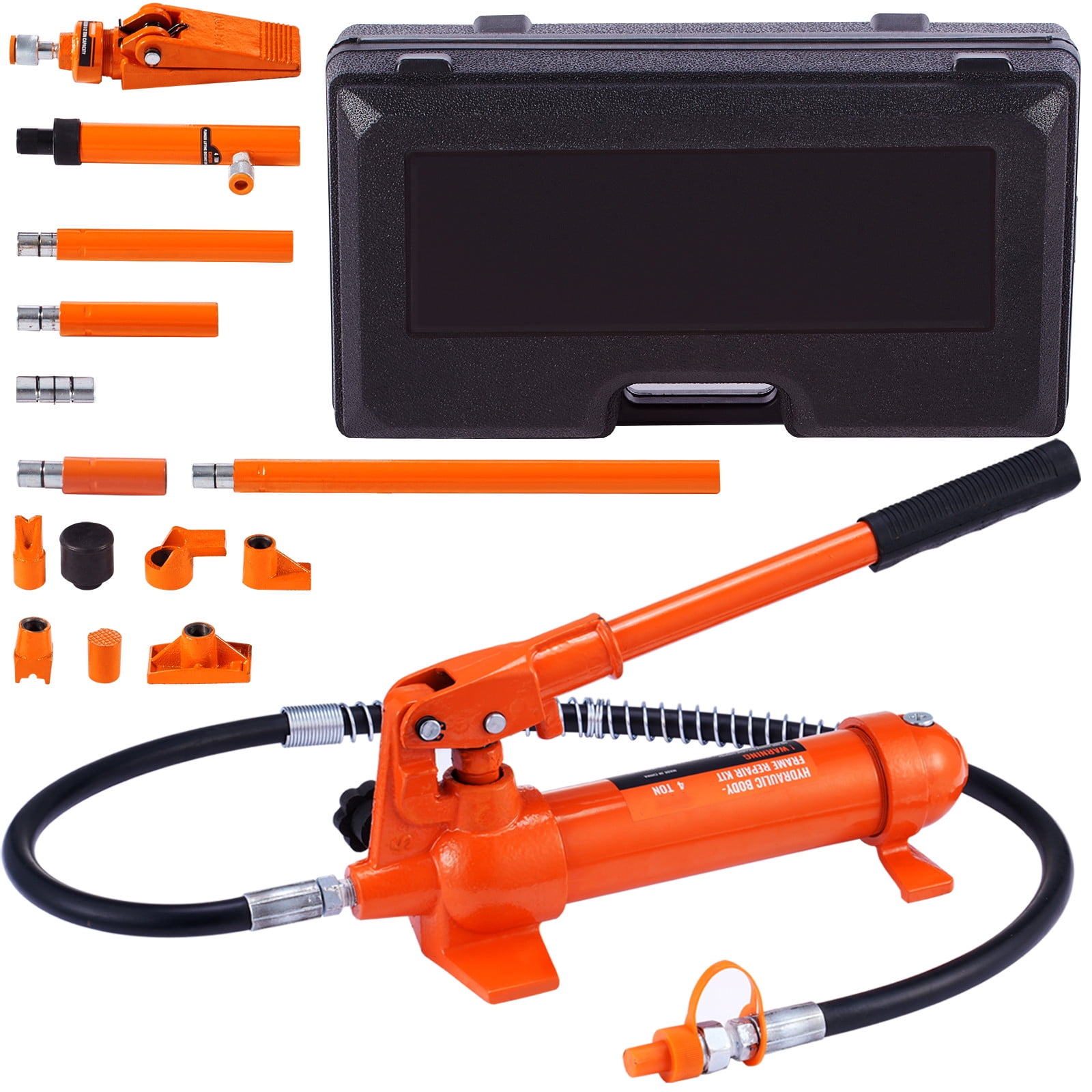 VEVOR Ton Porta Power Kit Hydraulic Jack Air Pump Lift Ram Tool Auto Body  Frame Repair Power Kits