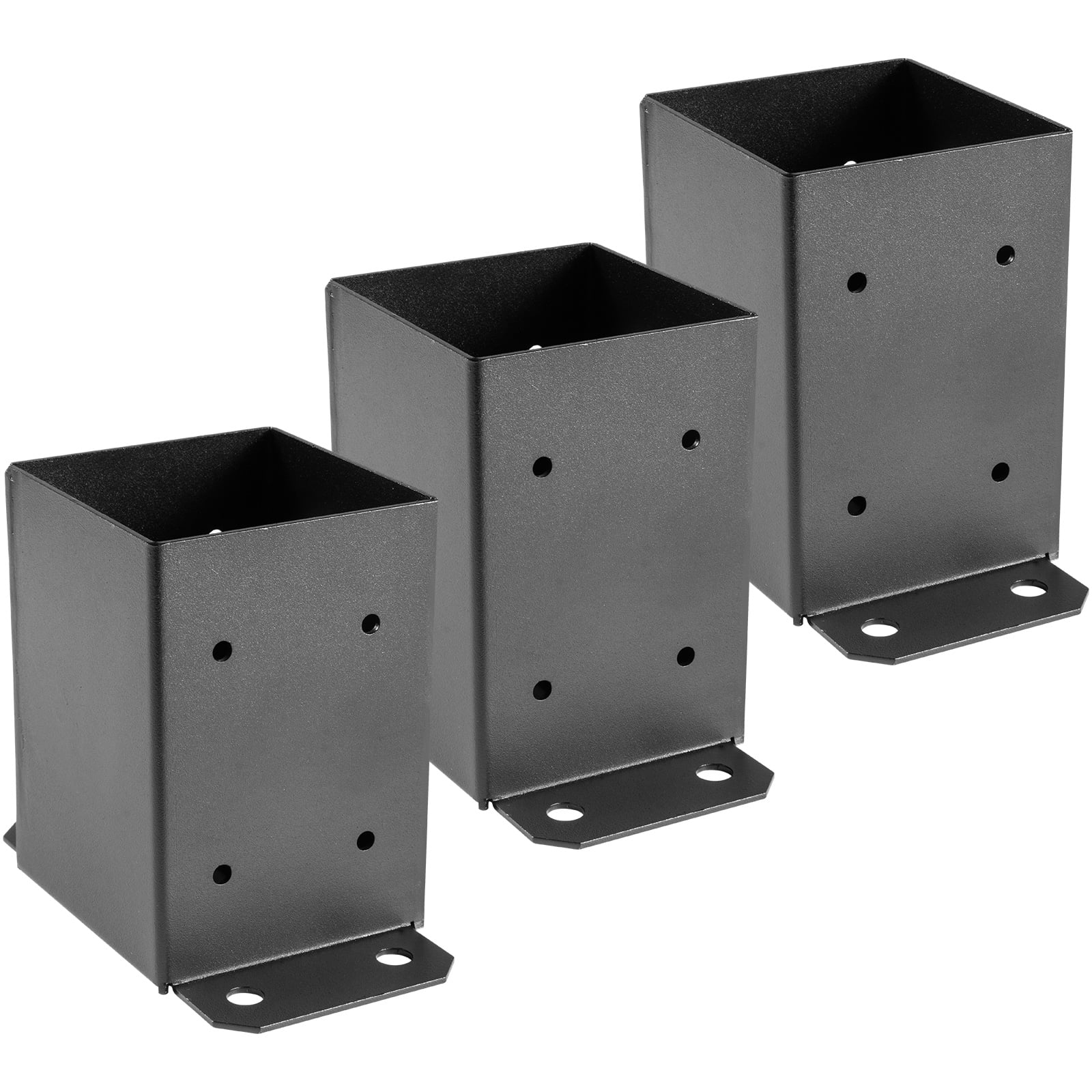 4x4 Post Base (Internal 3.5x3.5 Inch) with Screws Heavy Duty Powder-Coated  Steel Post Bracket Fit for 4x4 Wood Post, Decking Post Base for Deck  Porch Handrail LJJDZ6x3.53x2.46LZDZ JWH (10) : : Industrial