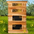 thumbnail image 1 of VEVOR 40-Frames Complete Beehive Kit, 100% Beeswax Coated Bee Hive Includes Frames 2 Deep 2 Medium, 1 of 10