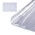 thumbnail image 1 of VEVOR 42in & 48in Round Clear Table Cover 1.5mm PVC Waterproof Protector for Desks & Dining Tables 48 inch, 1 of 5