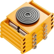 VEVOR 4PCS Machinery Skate Dolly, 26455LBS/12T Industrial Machinery Mover, Heavy Duty Carbon Steel Machinery Moving Skate & 4 Carbon Steel Wheels and 360  Rotation Non-slip Cap for Warehouse, Factory