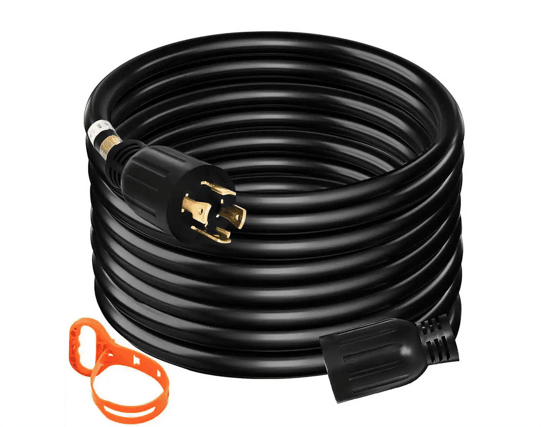 VEVOR 50 Ft. Generator Extension Cord 250Volt 30 Amp Generator Cord UL