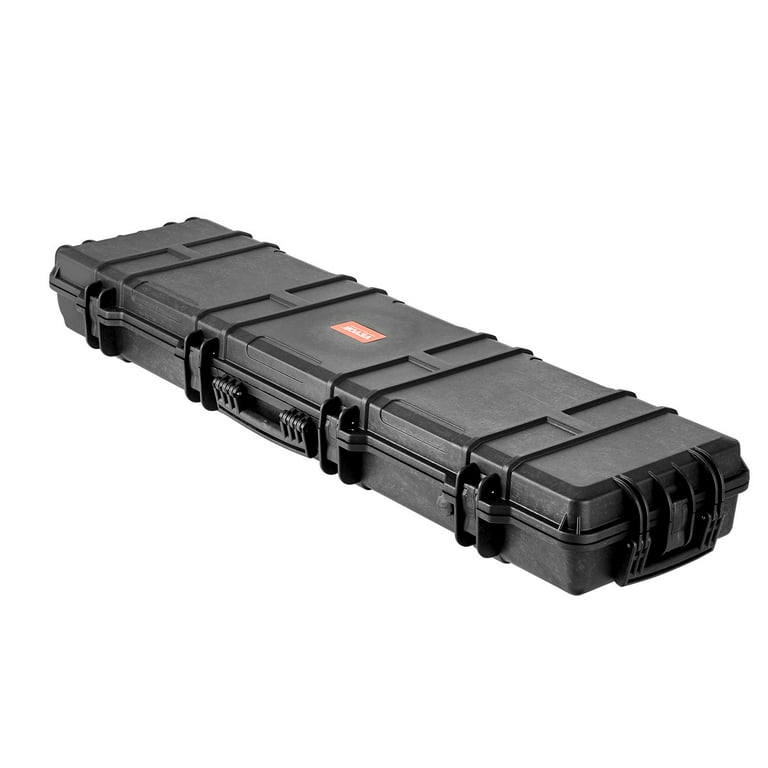 VEVOR 50-Inch Lockable Hard Rifle Case – Waterproof, Crushproof