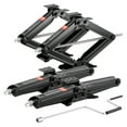thumbnail image 1 of VEVOR 5000 lbs RV Scissor Jacks, 4-23.4 in RV Stabilizer Leveling Scissor Jacks, Set of 4, Heavy Duty Stabilizer Jack with Crank Handle, Socket and Bubble Levels, Not Easily Bent or Deformed, 1 of 9